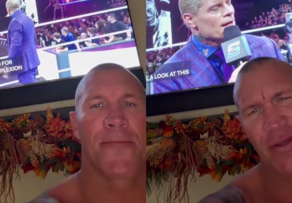 Randy Orton Reacts To Cody Rhodes’ Promo Live From Home